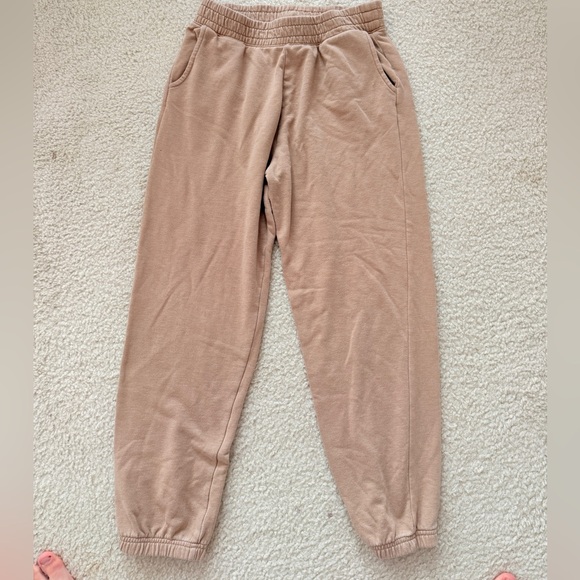 American eagle light brown sweatpants - Picture 1 of 4